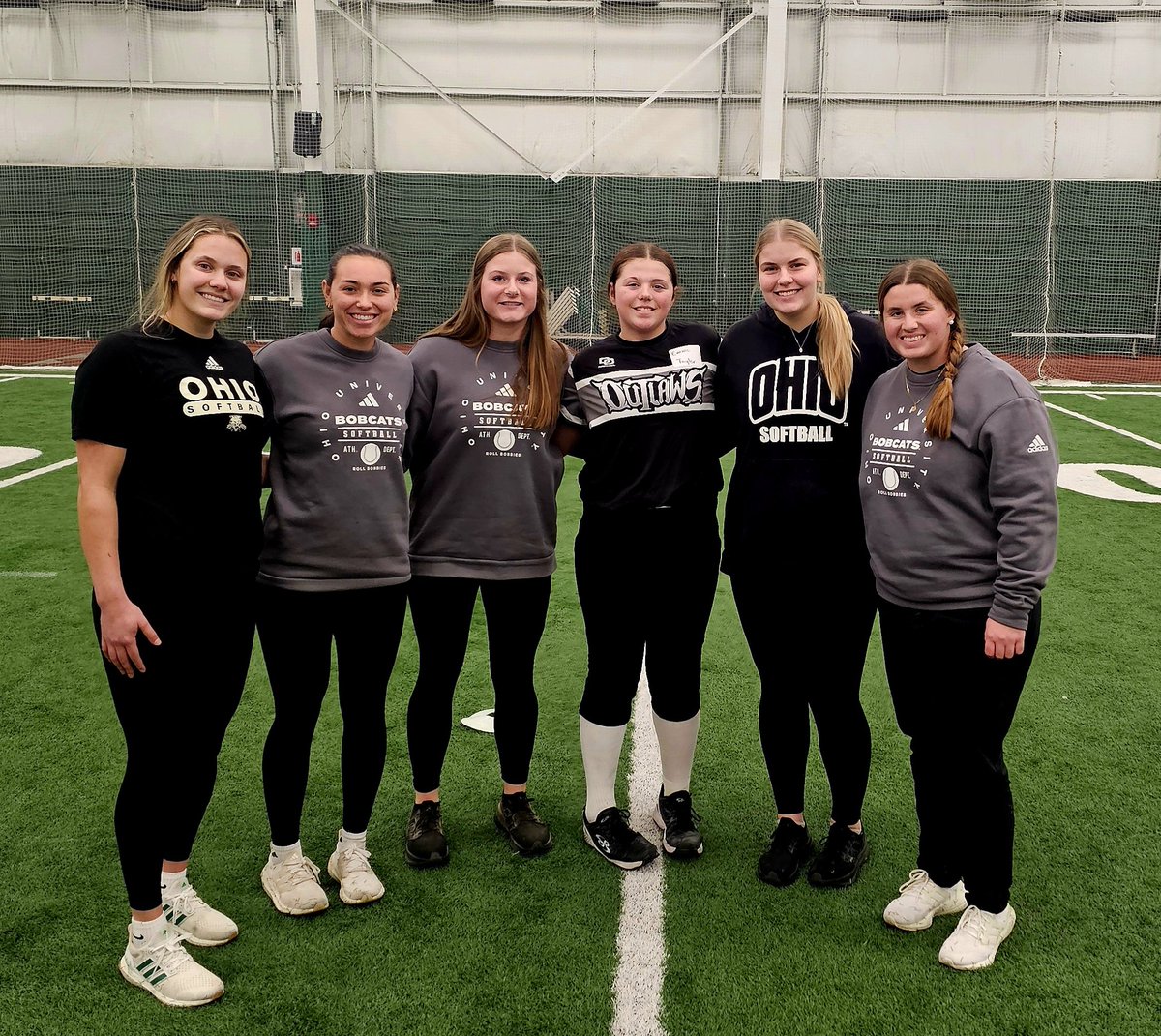 Emma Taylor (@emmataylor2030) on Twitter photo Had a great time today working out with <a href="/OhioBobcatSB/">Ohio Softball</a> team and <a href="/Hall_J_4/">Jenna Hall</a> and the coaching staff. Learned a ton and the pitching staff was so helpful and encouraging! Thanks and good luck this season! Go Cats!!! #OUOHYEAH #softballcamp <a href="/WarWolff67/">Outlaws Fastpitch</a> <a href="/OhioOutlaws/">Ohio Outlaws</a> #Outlawnation Had a great time today working out with <a href="/OhioBobcatSB/">Ohio Softball</a> team and <a href="/Hall_J_4/">Jenna Hall</a> and the coaching staff. Learned a ton and the pitching staff was so helpful and encouraging! Thanks and good luck this season! Go Cats!!! #OUOHYEAH #softballcamp <a href="/WarWolff67/">Outlaws Fastpitch</a> <a href="/OhioOutlaws/">Ohio Outlaws</a> #Outlawnation
