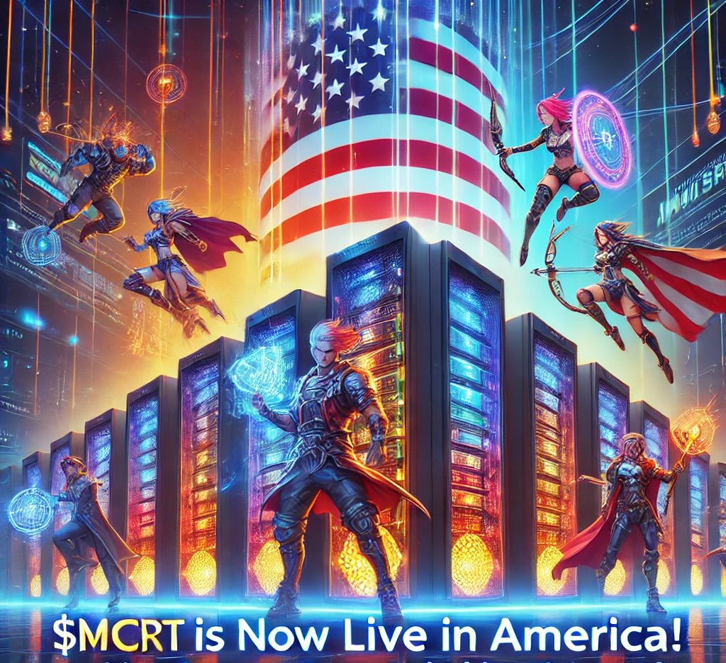 MagicCraftGame's tweet photo. 🚨 BREAKING NEWS for $MCRT! 🚨

Thanks to Trump opening crypto in the USA, MagicCraft is now LIVE for American players! 🇺🇸

💻 Servers will be operational in 48 hours!
Prepare for epic battles, real rewards, and the ultimate play-to-earn experience.

✨ Don’t miss out—follow us for updates!
