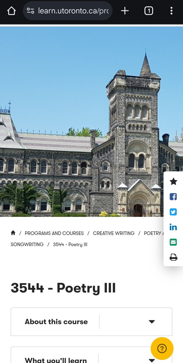 Kateri Lanthier (@katerilanthier) on Twitter photo And a one, and a two, and a three...Delighted to be teaching Poetry: Introduction, Poetry II, and Poetry III in <a href="/UofTSCS/">University of Toronto School of Continuing Studies</a>! Classes start soon! And a one, and a two, and a three...Delighted to be teaching Poetry: Introduction, Poetry II, and Poetry III in <a href="/UofTSCS/">University of Toronto School of Continuing Studies</a>! Classes start soon!