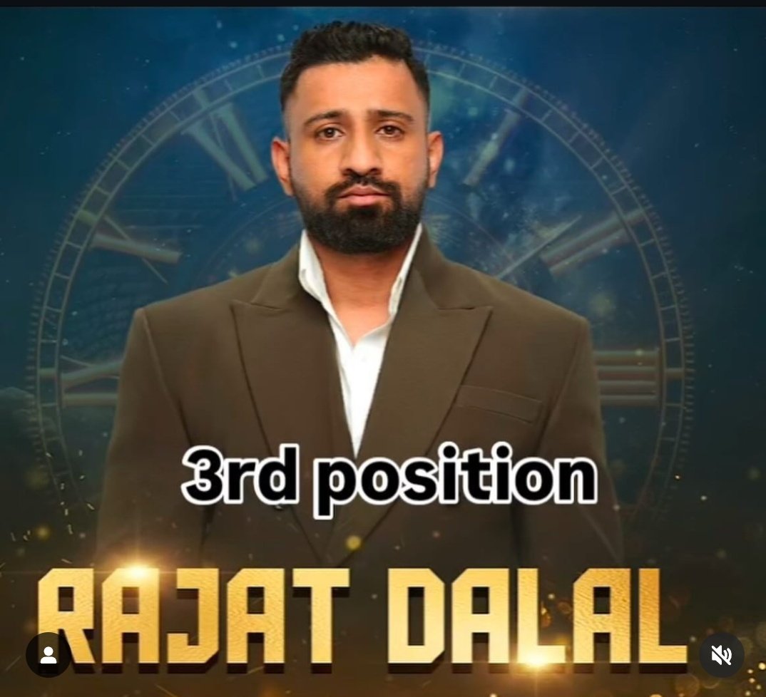 lalit3400's tweet image. Real winner #RajatDalal 
#BoycottBiggBoss Jo her week ke voting mai top tha woh last week 3rd , #scriptedshow bigboss