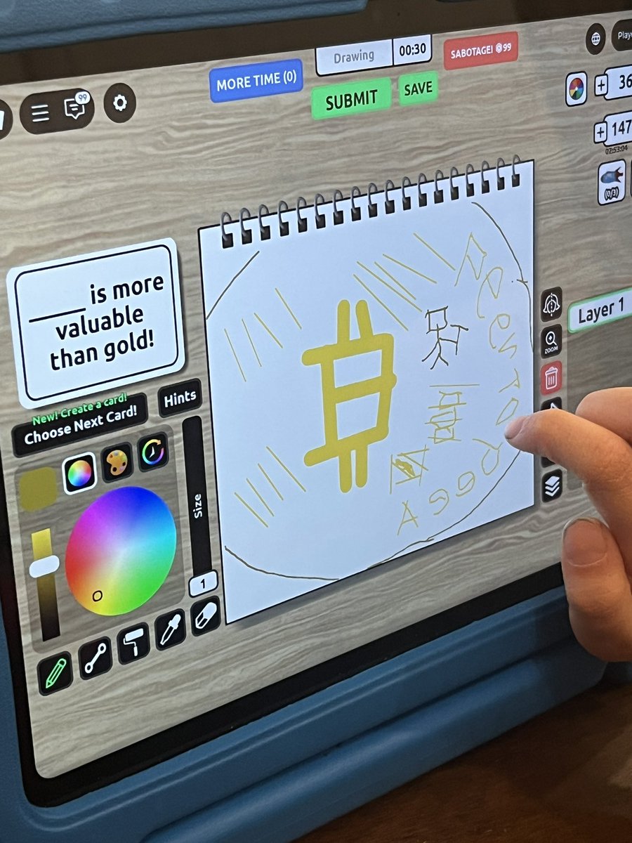 applelinux's tweet image. My 7 year old son drew this in his Roblox game 😂