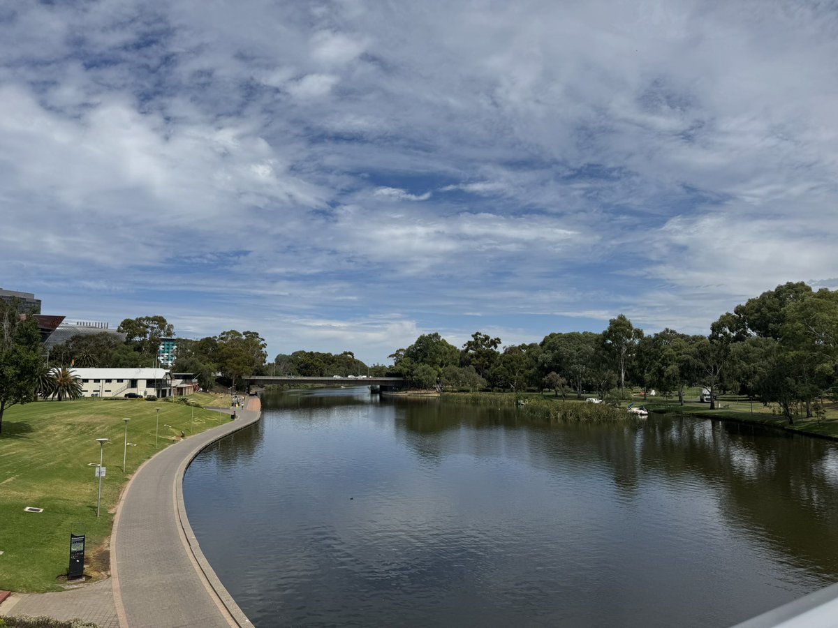 jonluton's tweet image. Lovely morning in Adelaide (thanks to 3pm load in), swim, gym, sauna, went to Tour Down Under cycling village, walked along the river.