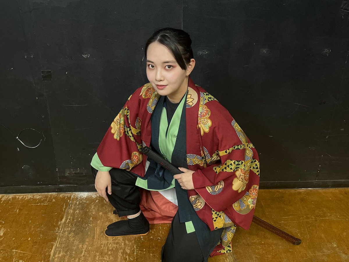 0____umm's tweet image. #東京侍ロマン

全日程終了しました💐
東京で初めての公演でしたが、色んな方に褒めていただいて自信に繋がりました！
今後も自分らしく頑張っていきます🙌
今後の課題はSNSをちゃんとすること…
