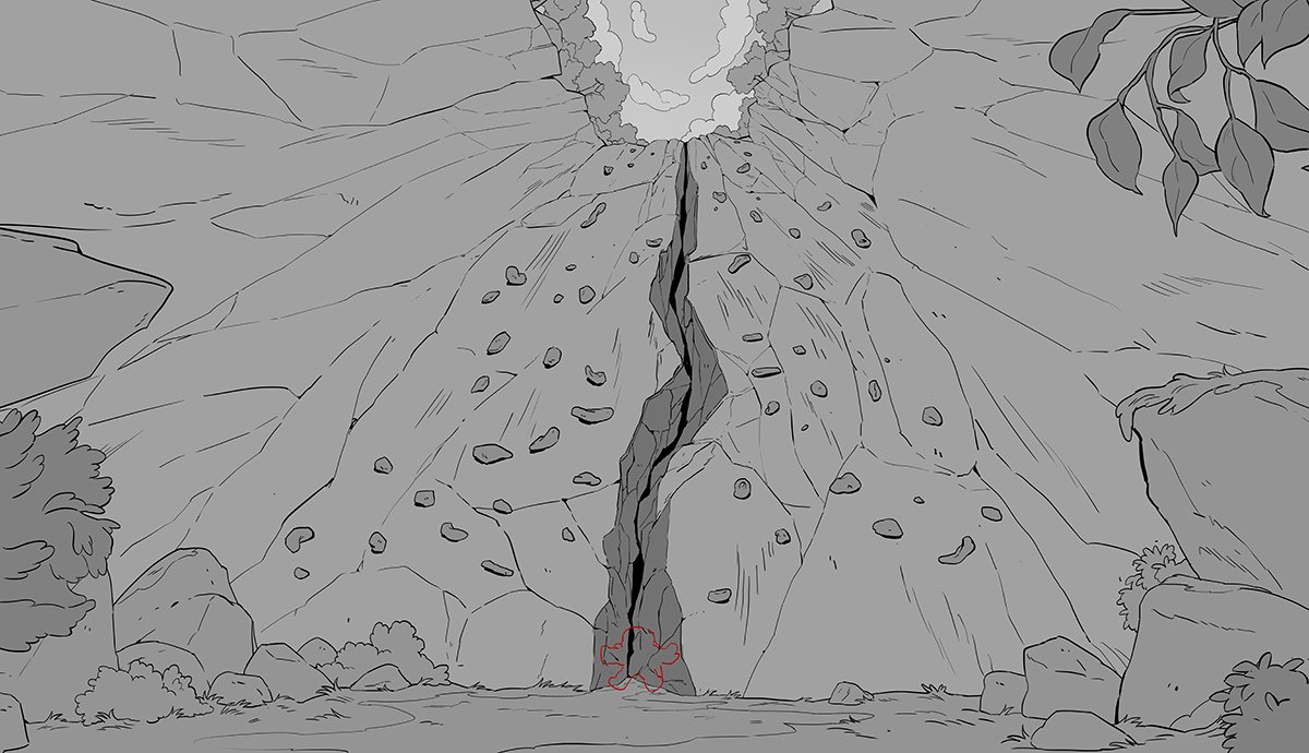 some bg designs from the penultimate Craig of the Creek ep - The Little Warrior! I love this episode so much...watch it on CN or MAX if u can ❤️‍🩹🗡🥖 