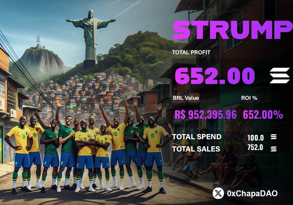 Obrigado <a href="/realDonaldTrump/">Donald J. Trump</a> 
<a href="/0xChapaDAO/">ChapaDAO 🇧🇷</a>