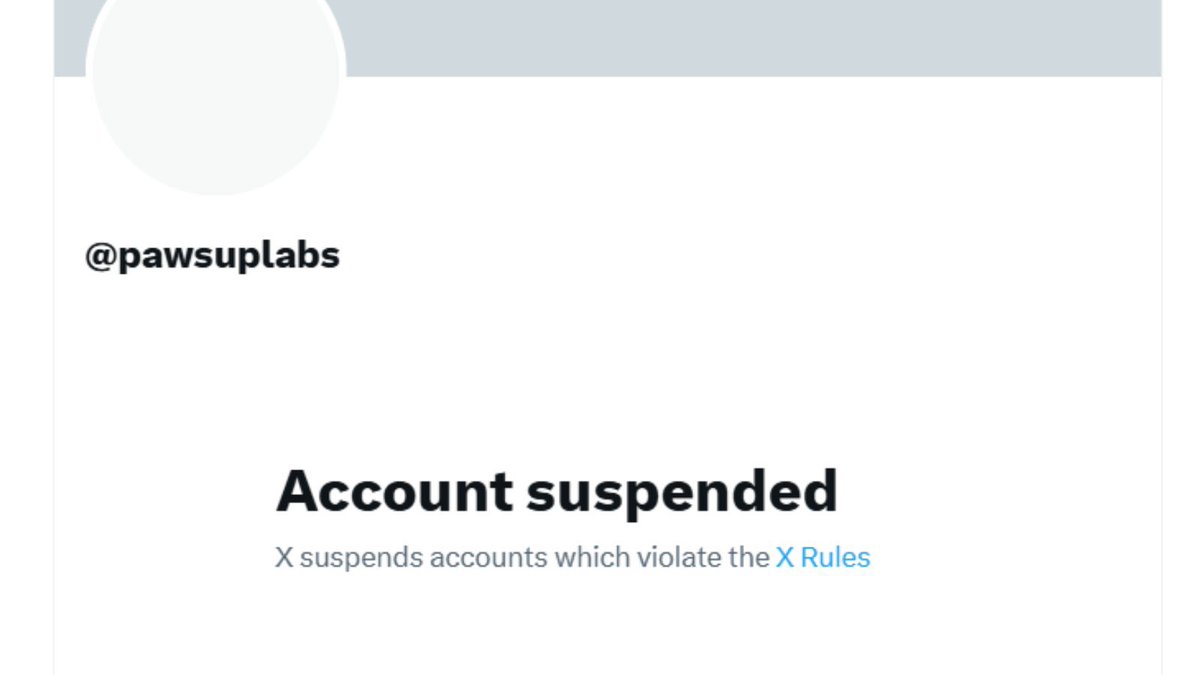 Not again 😩 

Dear community please repost this tweet and comment #unbanpawsx if you want $PAWS TGE immediately✅