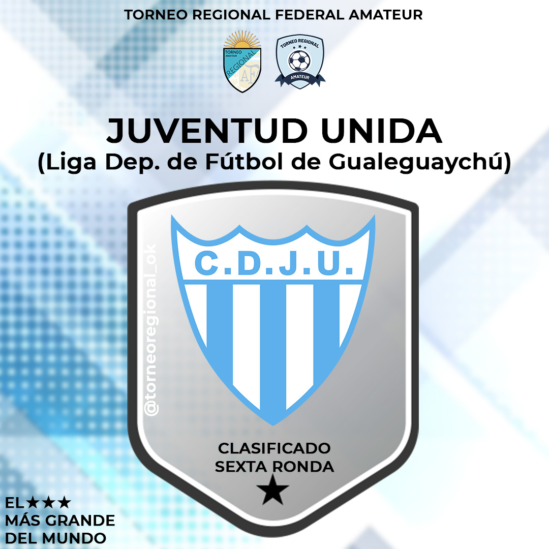 trfa_ok's tweet photo. #TorneoRegional #RegionalAmateur 

👉Juventud Unida de Gualeguaychú goleó 3 a 0 a Recreativo San Jorge de Villa Elisa y con un global de 4 a 0 clasificó a la Sexta Ronda de la Región Litoral Sur.

⚽️Enfrentará a Sportivo Ben Hur de Rafaela. https://t.co/3Mqt2UZfmr