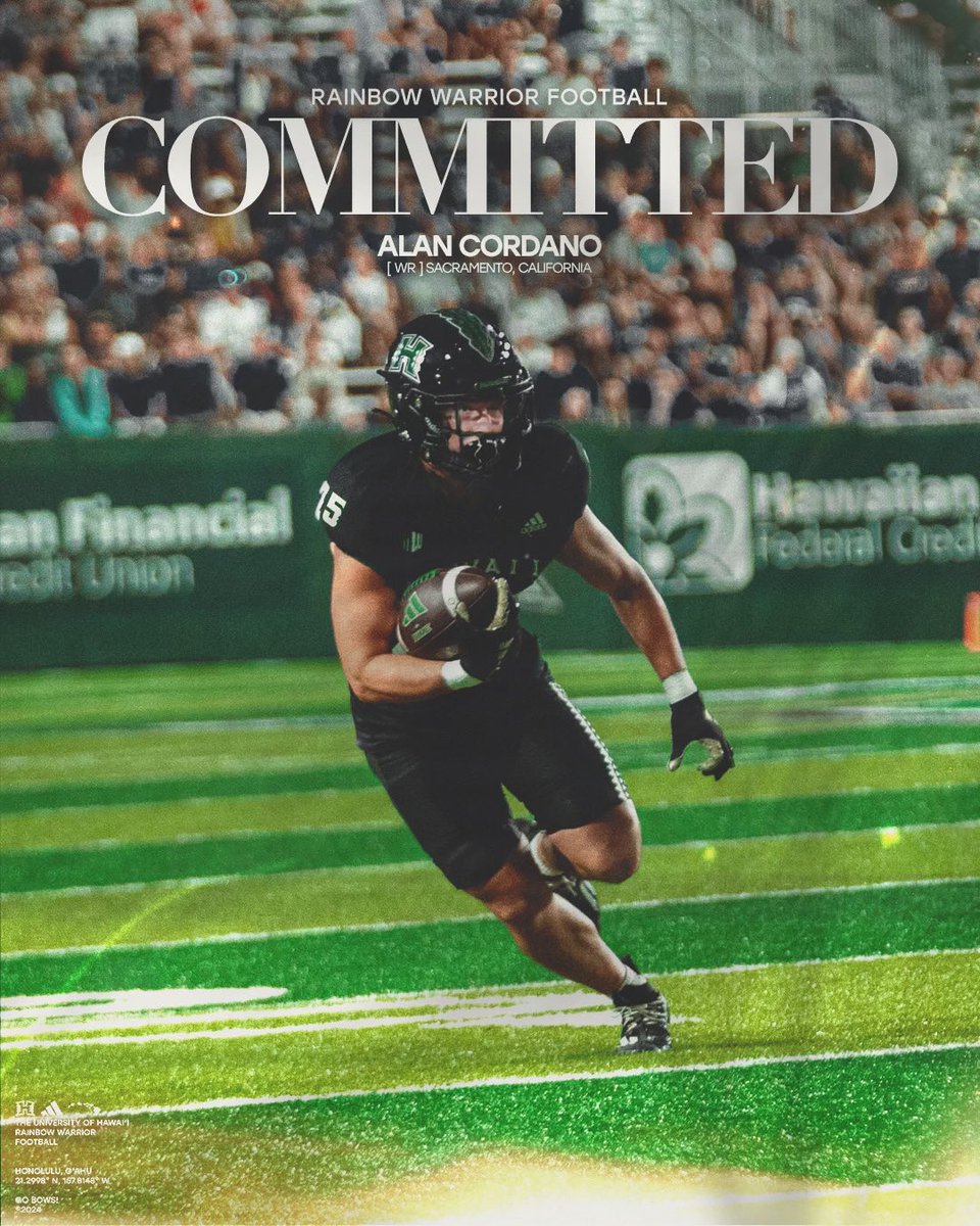 Jesuit Marauder Football (@jesuitsacfball) on Twitter photo <a href="/AlanCordano2025/">Alan Cordano</a> has committed to <a href="/HawaiiFB/">Hawaii Football</a> as a WR. Congratulations and #gobigred
<a href="/SacMaxPreps/">Sac-Joaquin MaxPreps</a> <a href="/SacBee_JoeD/">Joe Davidson</a> <a href="/BrandonHuffman/">Brandon Huffman</a> <a href="/heykevinjohn/">Kevin John</a> <a href="/ABCJAMPro/">ABC JAM Productions</a> <a href="/AlanCordano2025/">Alan Cordano</a> has committed to <a href="/HawaiiFB/">Hawaii Football</a> as a WR. Congratulations and #gobigred
<a href="/SacMaxPreps/">Sac-Joaquin MaxPreps</a> <a href="/SacBee_JoeD/">Joe Davidson</a> <a href="/BrandonHuffman/">Brandon Huffman</a> <a href="/heykevinjohn/">Kevin John</a> <a href="/ABCJAMPro/">ABC JAM Productions</a>