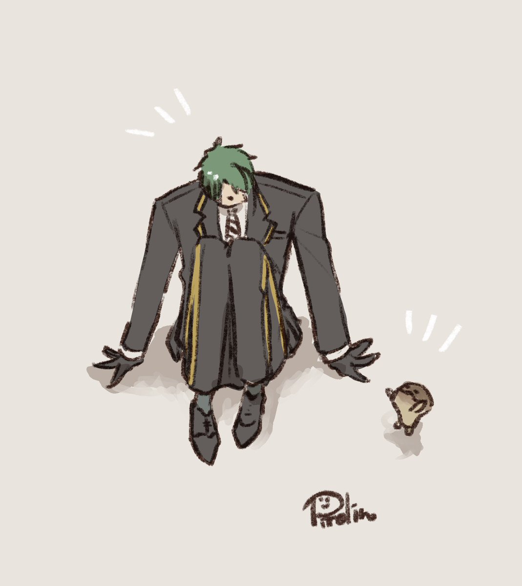 【今日の30分ドローイング🐬】