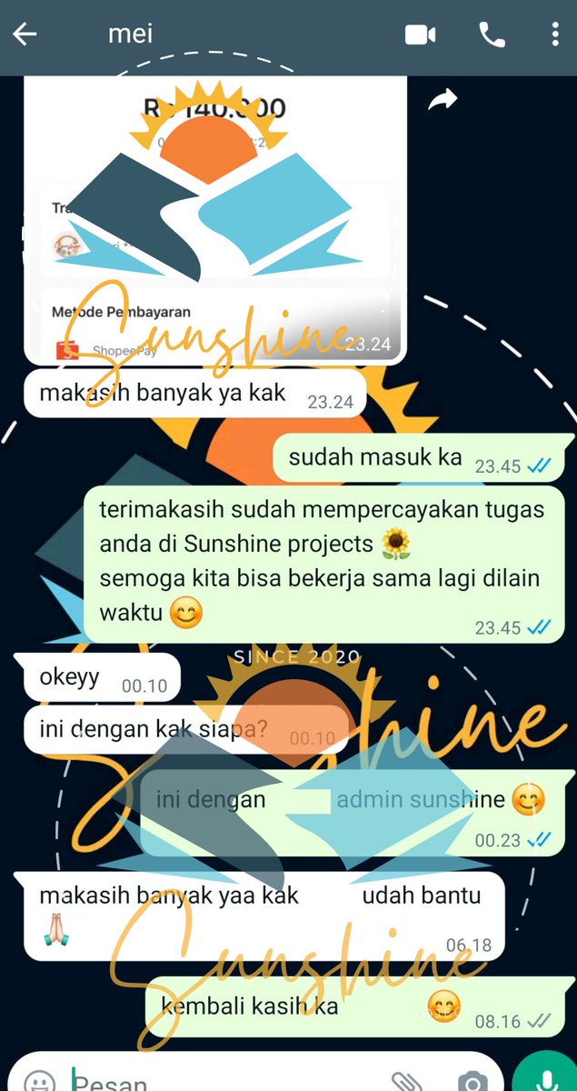 Projec4Sunshine's tweet photo. 146. Testimoni  Analisis Data 
147. Testimoni Input Data
Dijamin akurat, termurah, dan terpercaya.
by: #testisunshine 🌻 https://t.co/bPfZmFnkqx