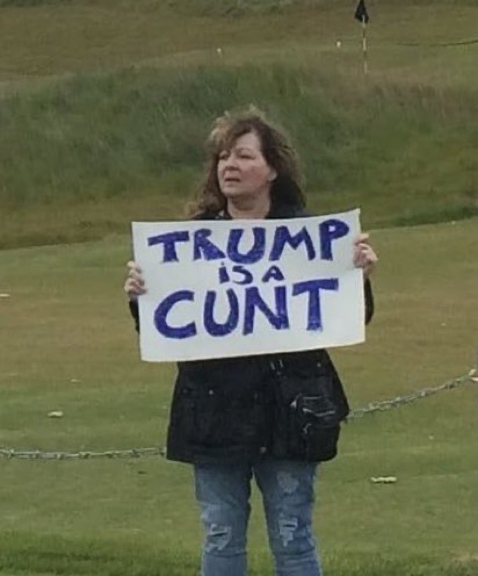 On this most inauspicious of days remember that #TrumpIsACunt - Janey in memoriam ..