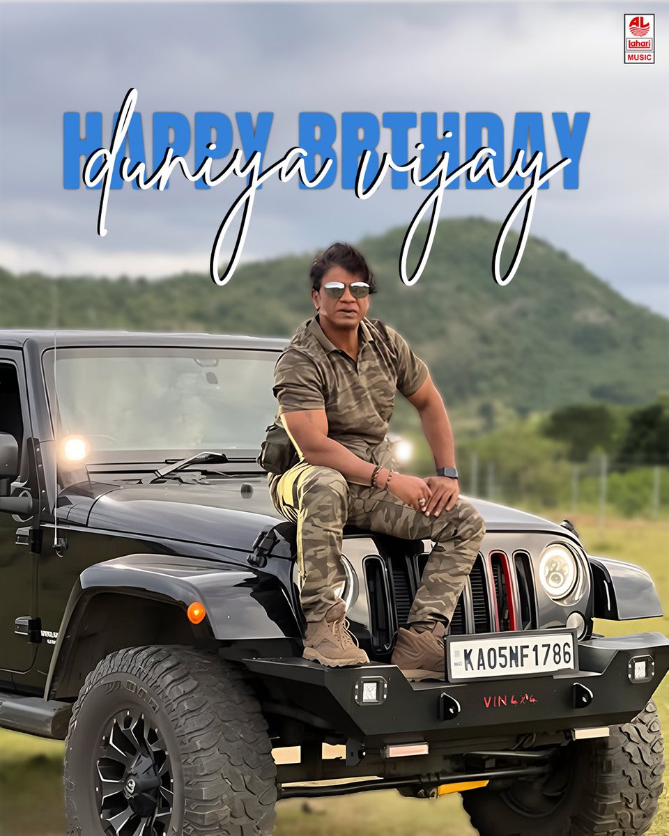 Lahari Music (@laharimusic) on Twitter photo Happy birthday, Duniya Vijay! 🎉 Wishing you a year filled with happiness and success! 🎂🎬 <a href="/OfficialViji/">Duniya Vijay</a>
#hbd #DuniyaVijay #actor #Director #Kannada Happy birthday, Duniya Vijay! 🎉 Wishing you a year filled with happiness and success! 🎂🎬 <a href="/OfficialViji/">Duniya Vijay</a>
#hbd #DuniyaVijay #actor #Director #Kannada