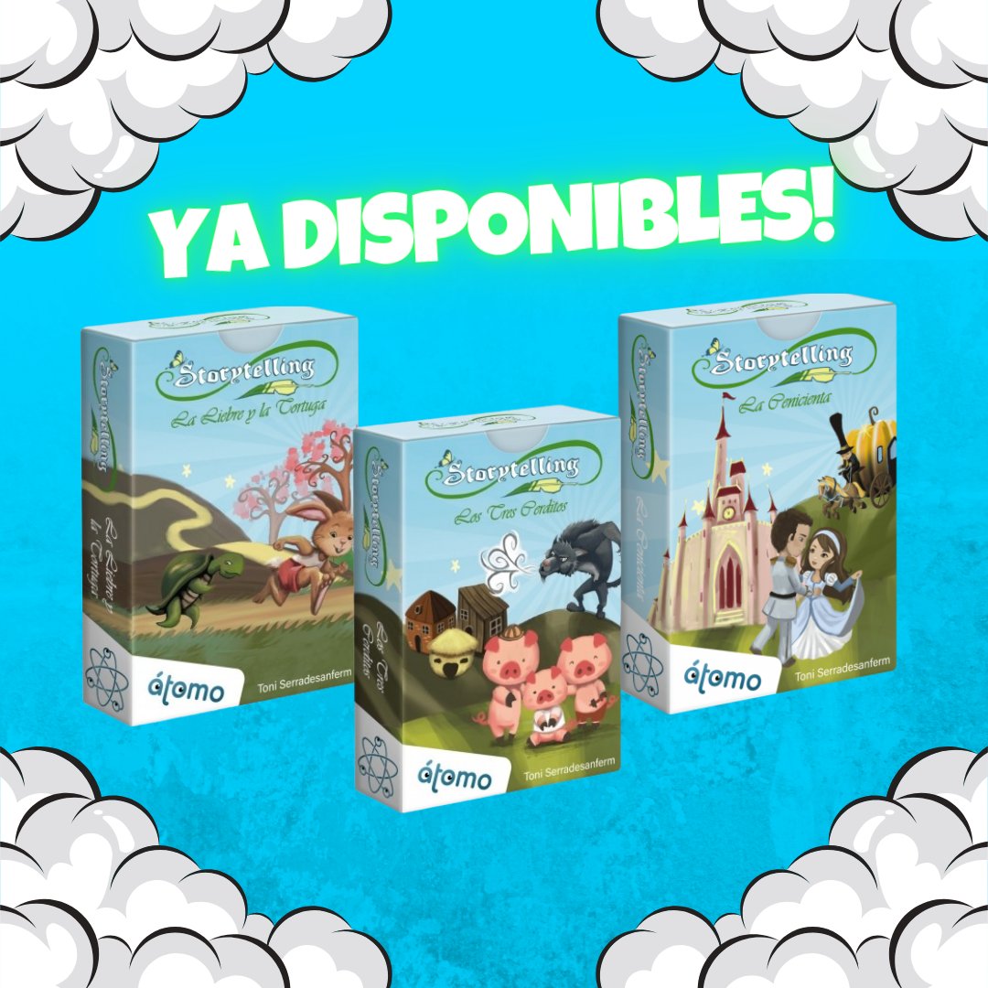 Turol Games (@turolgames) on Twitter photo StoryTelling <a href="/atomoeditorial/">Átomo Games</a>
Adentraos de nuevo en el fantástico mundo de los cuentos de siempre. Escuchad atentamente al Cuentacuentos e intentad encontrar las partes del cuento.
💥¡Ya disponibles!👀
turolgames.com/es/?mot_q=Stor… StoryTelling <a href="/atomoeditorial/">Átomo Games</a>
Adentraos de nuevo en el fantástico mundo de los cuentos de siempre. Escuchad atentamente al Cuentacuentos e intentad encontrar las partes del cuento.
💥¡Ya disponibles!👀
turolgames.com/es/?mot_q=Stor…