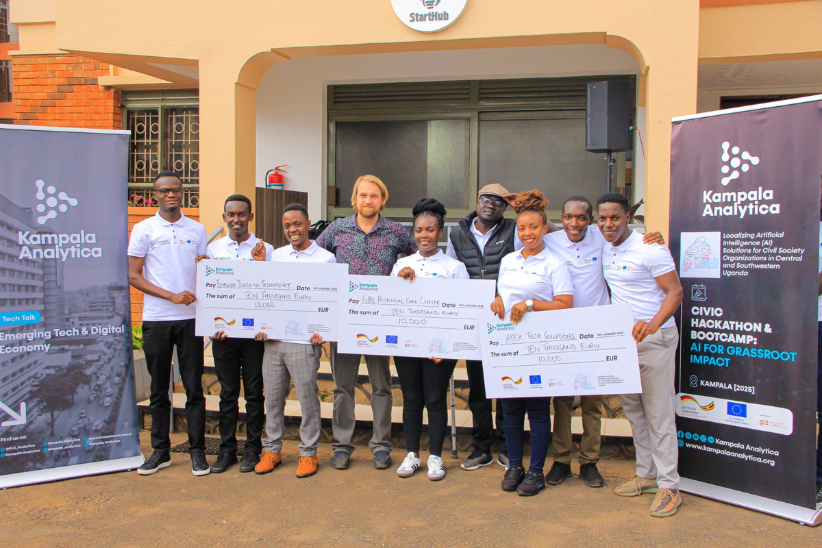 KLA_Analytica's tweet photo. 🏆 Our Top 3 Winners!

1️⃣ A media app to enhance communications for CSOs
2️⃣ An AI-powered SRHR platform
3️⃣ A donor-matching platform to connect CSOs with partners seamlessly

Congratulations to these brilliant teams for their groundbreaking ideas! 🎉

#AIforCSOs #CivicInnovation https://t.co/D3OYxBcZlZ