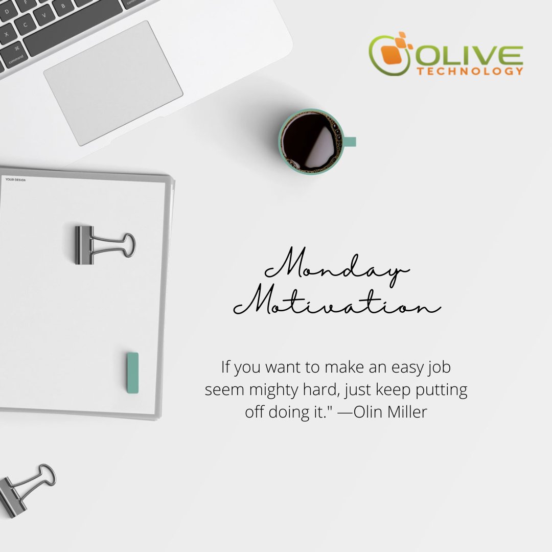 OliveTechnology's tweet photo. #MondayMotivation #mondayismonday #MondayMood #Olivetechnology #Olivetech #software #techcompany #Hyderabad https://t.co/GqbfI2DcQk