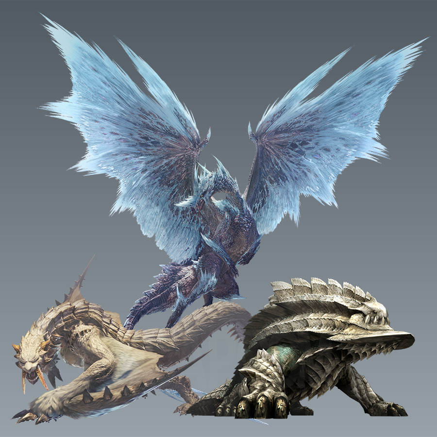 イヴェルカーナ キリン亜種 凍て刺すレイギエナ #モンハン部 #大寒