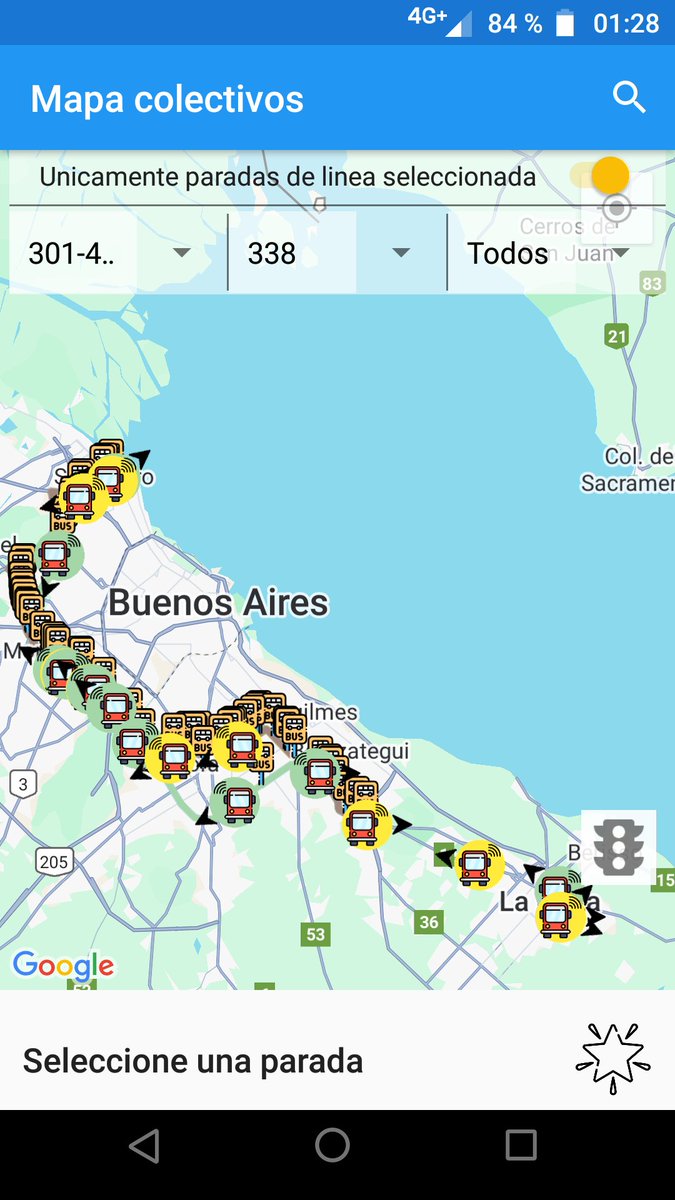 Cristia63969064's tweet photo. @Transporte_ya Excelente. Aguante @Transporte_Ya
Siendo casi las 01:30 de la madrugada del lunes, gracias a la App se pueden ver varios #TALP #Linea338 en Servicio @talp338 https://t.co/b6Z3Hm4Ujm