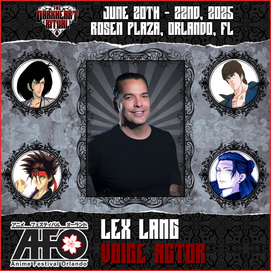Next up for AFO 2025: legendary voice actor <a href="/LexLang/">Lex Lang | Voice Actor</a>  ! With 500+ credits, Lex has brought to life a wide variety of characters in Anime, Games, Animation, and TV. Get your Pops, prints, cards, and figures signed by one of the busiest and nicest voice actors in the industry!