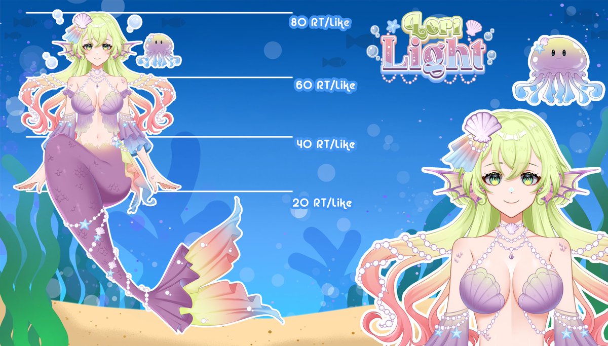 《FULL MODEL REVEAL》

YEAAYYY berkat bantuan teman2 semua, akhirnya aku bisa reveal full model! 

Gimana gimanaa??? Sudah siapkah ketemu aq dan Jeprii??? 🧜‍♀️🧜‍♀️✨️✨️✨️

#Vtuber #Vsinger #VtuberID #VtuberUprising #modelreveal #LoriLight #VMermaid