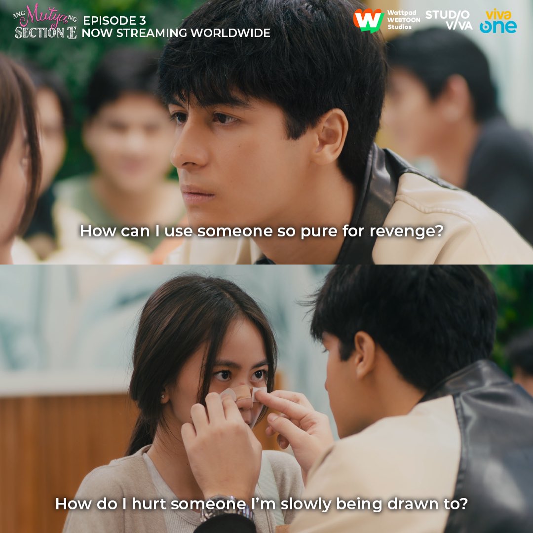 VivaOnePH's tweet photo. Keifer started the game, but Jay-Jay already won his heart from the beginning 🥺

Ano kaya ang magbabago sa #JayFer ngayong nagsimula na si Keifer sa plano niya? ‘ANG MUTYA NG SECTION E’ now streaming on #VivaOne! https://t.co/NFc9YmvmQk

#SectionEBandAid #SectionELabanAsOne https://t.co/qcPWNsG7wY