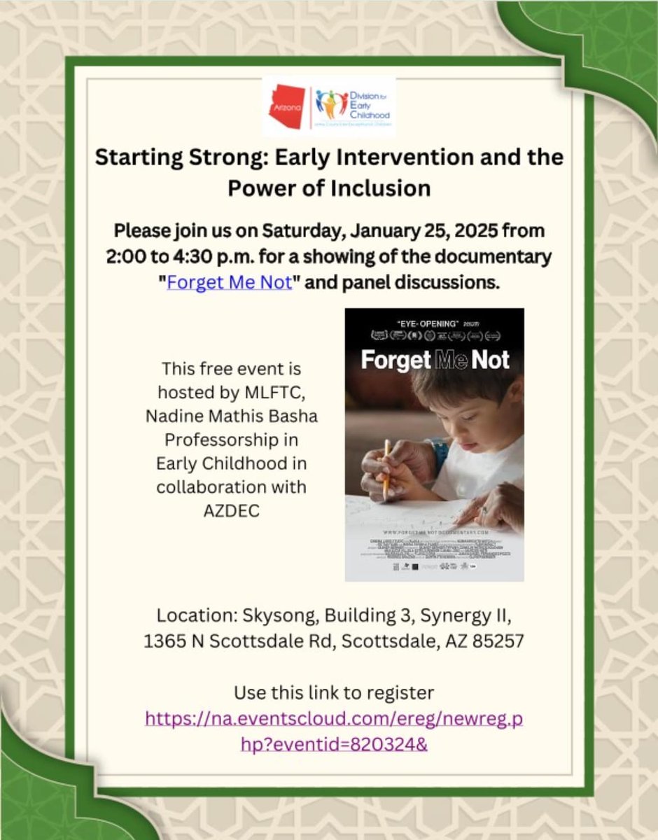 Arizona Division for Early Childhood tweet media