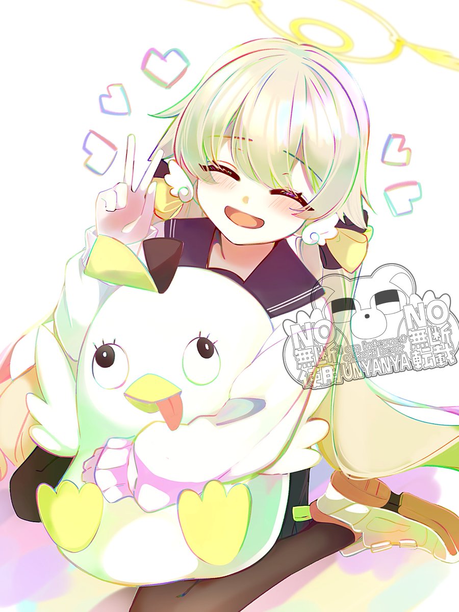 ブルアカ「カラフルなヒフアズ#ブルアカ#BlueArchive 」|うにゃにゃのイラスト