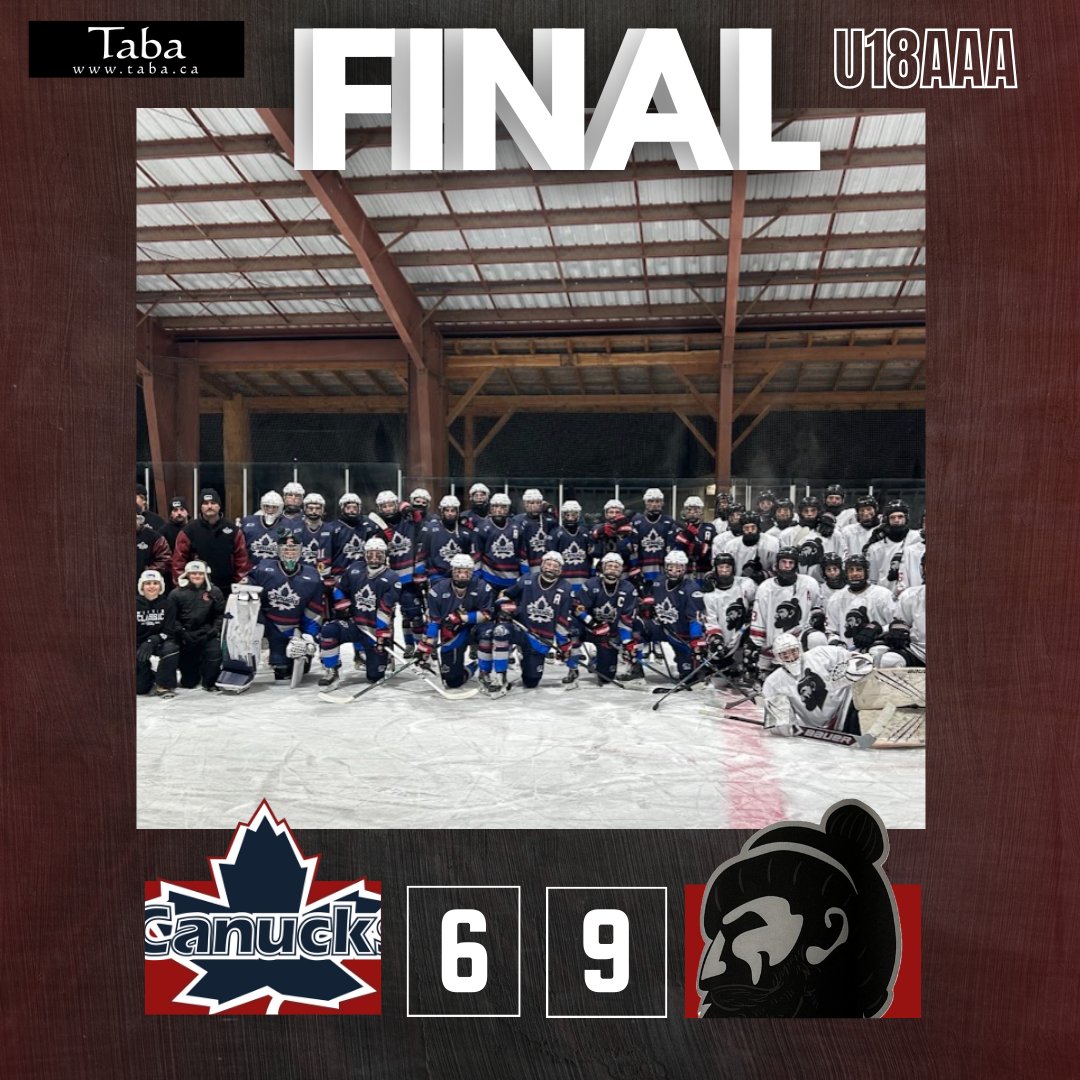We drop game two of the weekend in barn burning fashion, concluding the 2024/24 BC Winter Classic weekend. 

#WeAreTheNorth #BCWinterClassic