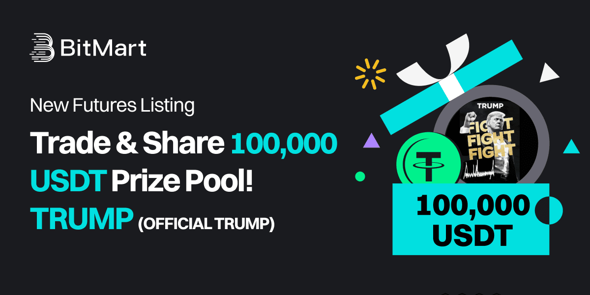 BitMart_Futures's tweet photo. 🚨 $TRUMP (OFFICIAL TRUMP) is LIVE on BitMart Futures! 🎉
Trade & WIN your share of the 100,000 USDT Prize Pool! 💰
This is a HUGE opportunity—don’t miss out! Start trading NOW!
🔗 https://t.co/d1RxS5yRCD

📈 Follow @BitMart_Futures & @BitMartExchange
💬 Join https://t.co/ShwWA4DEq7
🔄 RT & Tag 3 frds