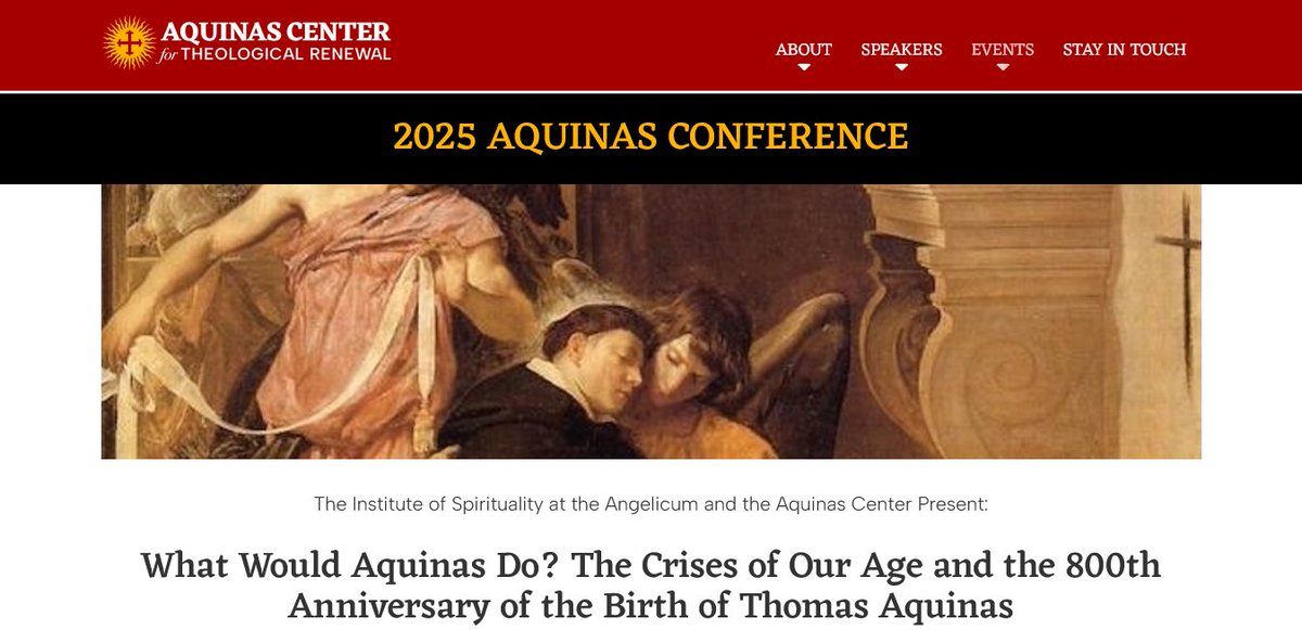 TheScholasticum's tweet photo. #2025 "What would Aquinas do?" Conference at #AveMaria University Jan 30 - Feb. 3 https://t.co/r3v2boPfpq