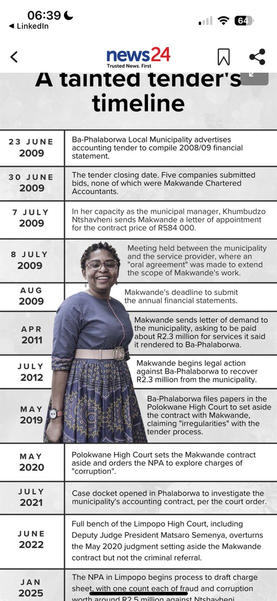 To be named and shamed > Khumbudzo Ntshahveni, minister in the presidency! Nothing but a greedy incompetent disgraceful crook, let's lock her up please! CC: <a href="/Khu_Ntshavheni/">Khumbudzo Ntshavheni</a> #tenderpreneur #corrupt Great journalism again by <a href="/News24/">News24 🇿🇦</a>