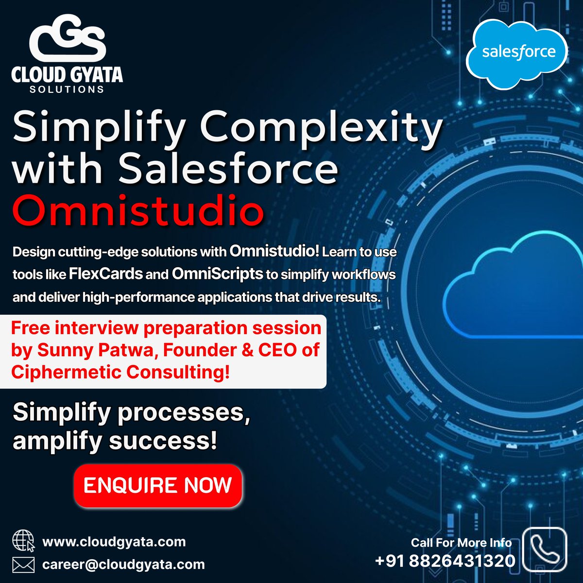 Empower your business with simplified solutions! 🚀 Salesforce OmniStudio takes the complexity out of your workflows, helping you achieve efficiency like never before. 🌟

#Salesforce #OmniStudio #BusinessGrowth #CloudSolutions #Innovation #Efficiency #DigitalTransformation