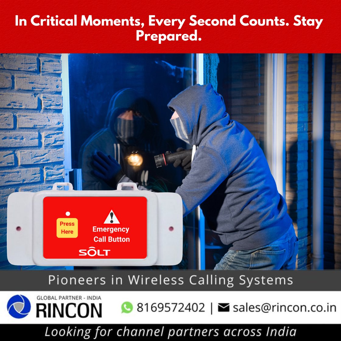 rinconindia's tweet image. Luxury and safety go hand in hand. With our Panic Buttons, safeguard your home and loved ones with instant alerts to security and residents. Your peace of mind is just a press away.

#HomeSecurity #LuxurySafety #PanicButton #SmartLiving #PeaceOfMind
