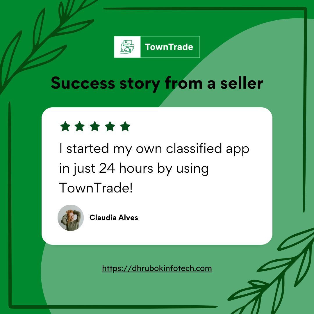 dhrubokinfotech's tweet image. With TownTrade, you can set up your own classified app platform in the shortest time. 

💼 Get it now on CodeCanyon! 

👉 buff.ly/3UXe9QZ

👀 Check out the Demo: buff.ly/3Zd4w3b

#TownTrade #SuccessStory #ClassifiedApp #Dhrubok
