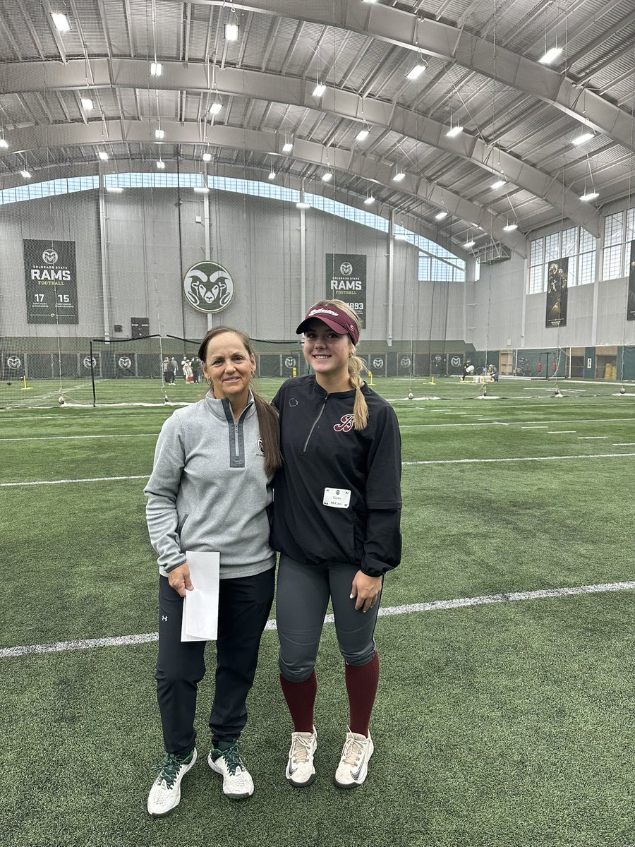 I had a great time at the  <a href="/CSUSoftball/">Colorado State Softball</a> Winter Prospect Camp.  I loved getting to work with some awesome coaches &amp; players, &amp; it’s always a great day in Ft. Collins🥎💚
<a href="/Coach_Fisher/">Jen Fisher</a> 
<a href="/CSUCoachEasley/">Shana Easley</a> 
<a href="/bbogner14/">Brett Bogner</a> 
<a href="/CSUSoftball/">Colorado State Softball</a>