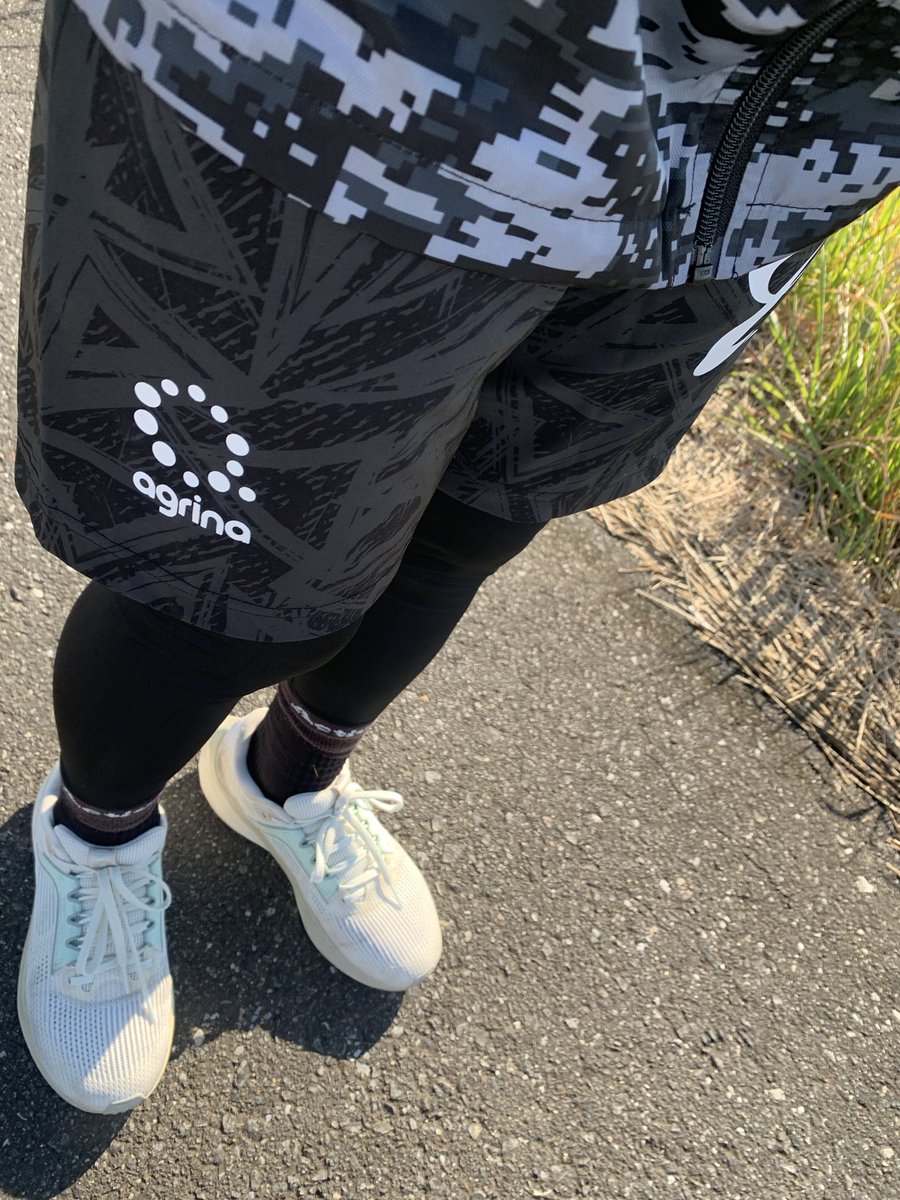 6kmジョギング🏃‍♂️大寒ですが、ポカポカ陽気で汗かいた😆幸せ☀️
agrina（アグリナ）さんのウェアで今日もアクティブに。
<a href="/agrina2012/">agrina / アグリナ</a> 
#agrina #アグリナ
#勝手に宣伝