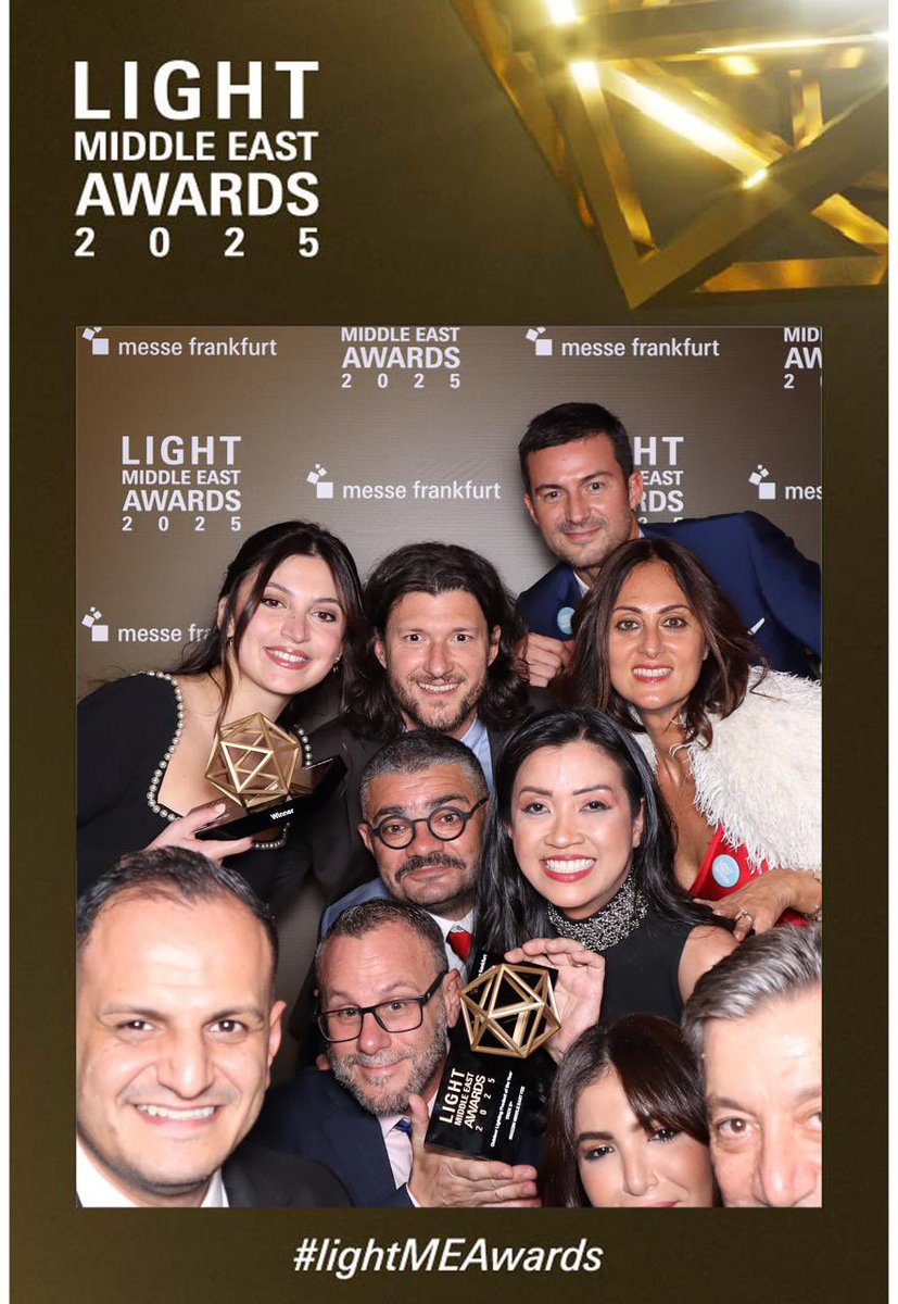 The first chapter of 2025 shines bright✨ — two awards at Light Middle East:

Indoor Lighting Product of the Year - Filorail
Outdoor Lighting Product of the Year - Trick eM 

Here's to celebrating lighting innovation💡 <a href="/iGuzzini/">iGuzzini</a> #LightMeAwards #LightBuildingMe #LightThatMovies