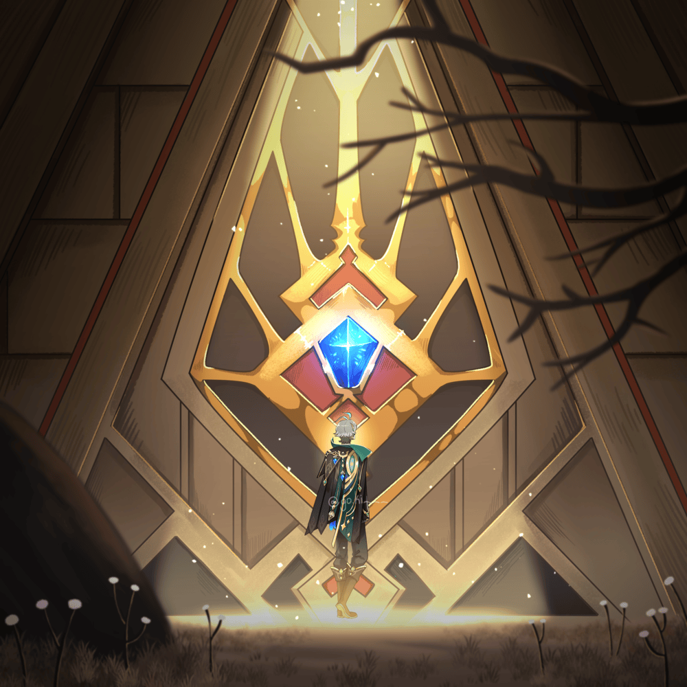 gokigold's tweet image. Happy Birthday Alhaitham! Here he is, strolling through the Deshret Ruins.
#Alhaitham