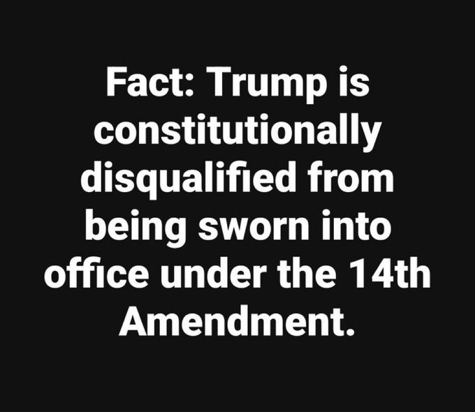 PresidentShame's tweet photo. @Fernand46357857 Yes
Nothings changed!
Except the new crimes about to be committed
NB! If he goes ahead with PARDONING #J6 criminals,
this would legally be seen as giving "AID AND COMFORT" to the enemy! See #14A , Sec 3! So quickly, Trump would #SELFIMPEACH https://t.co/69ZUPG2wxq