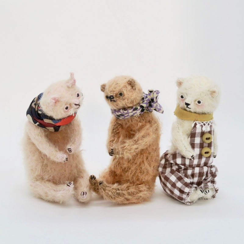 hashtags_event's tweet photo. HARU BEAR作品の画像が届きました♪
抽選販売の子なので通常販売ではお迎えできないのですが23日は「鑑賞の日」なので実物をご覧頂けます！
 是非、会場に逢いにいらしてくださいね！ https://t.co/WfSpcMaqSu