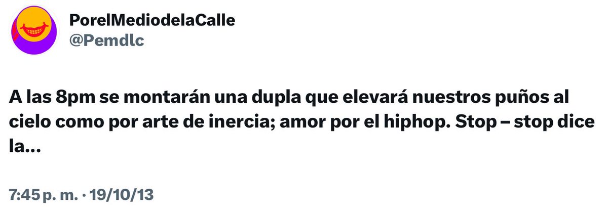 PorelMediodelaCalle tweet media