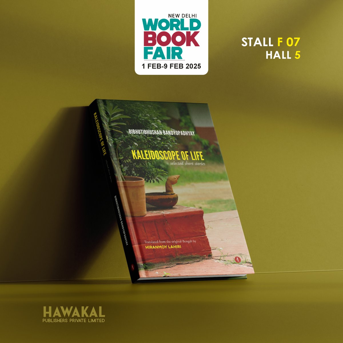 Pozzo2014's tweet photo. New Delhi World Book Fair is on Feb 1-9 at Pragati Maidan! Visit Hawakal at Hall 5, stall F-07. Don’t miss your chance to grab my book! #BibhutibhushanBandopadhyay #translation #shortstories #NDWBF #Hawakal https://t.co/Em9GFuAjYA