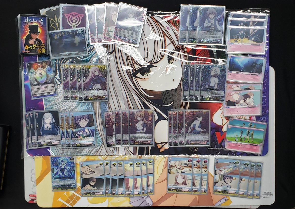 AtelierBarrel's tweet photo. Won my 1st Yumenokessho Cup. Thanks @GiggukAZ and @bangdream_en for the MyGO!!!!! watch party. It was the deciding factor to go with the deck for the tournament.

(Yes, any OT was legal for our tournament)
#vgtopdecks https://t.co/ICmmUy18DR
