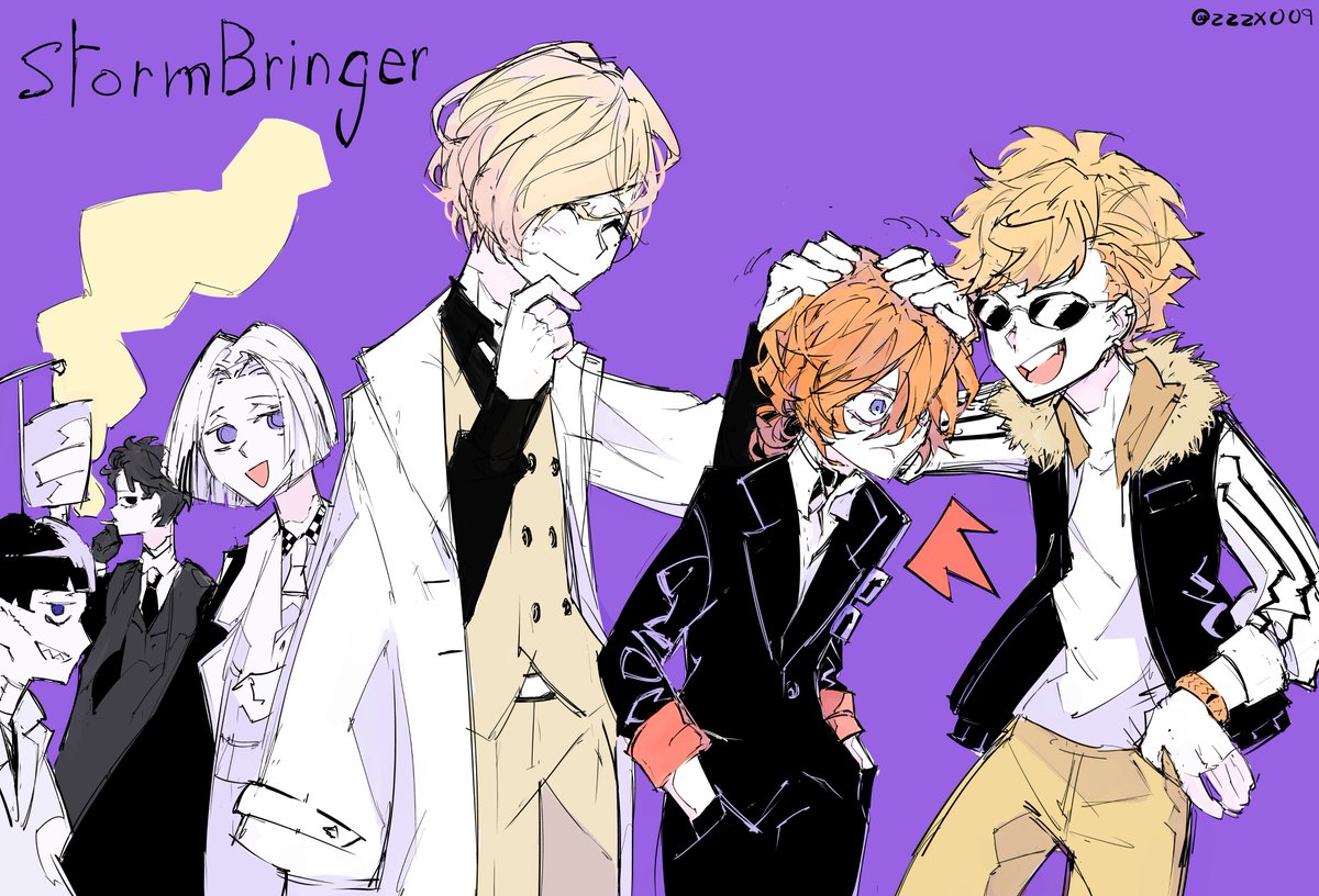 ❁⃘デイページ❁⃘ THE FLAGS💜 #BSD #文スト #Stormbringer #chuuya #bsdtheflags