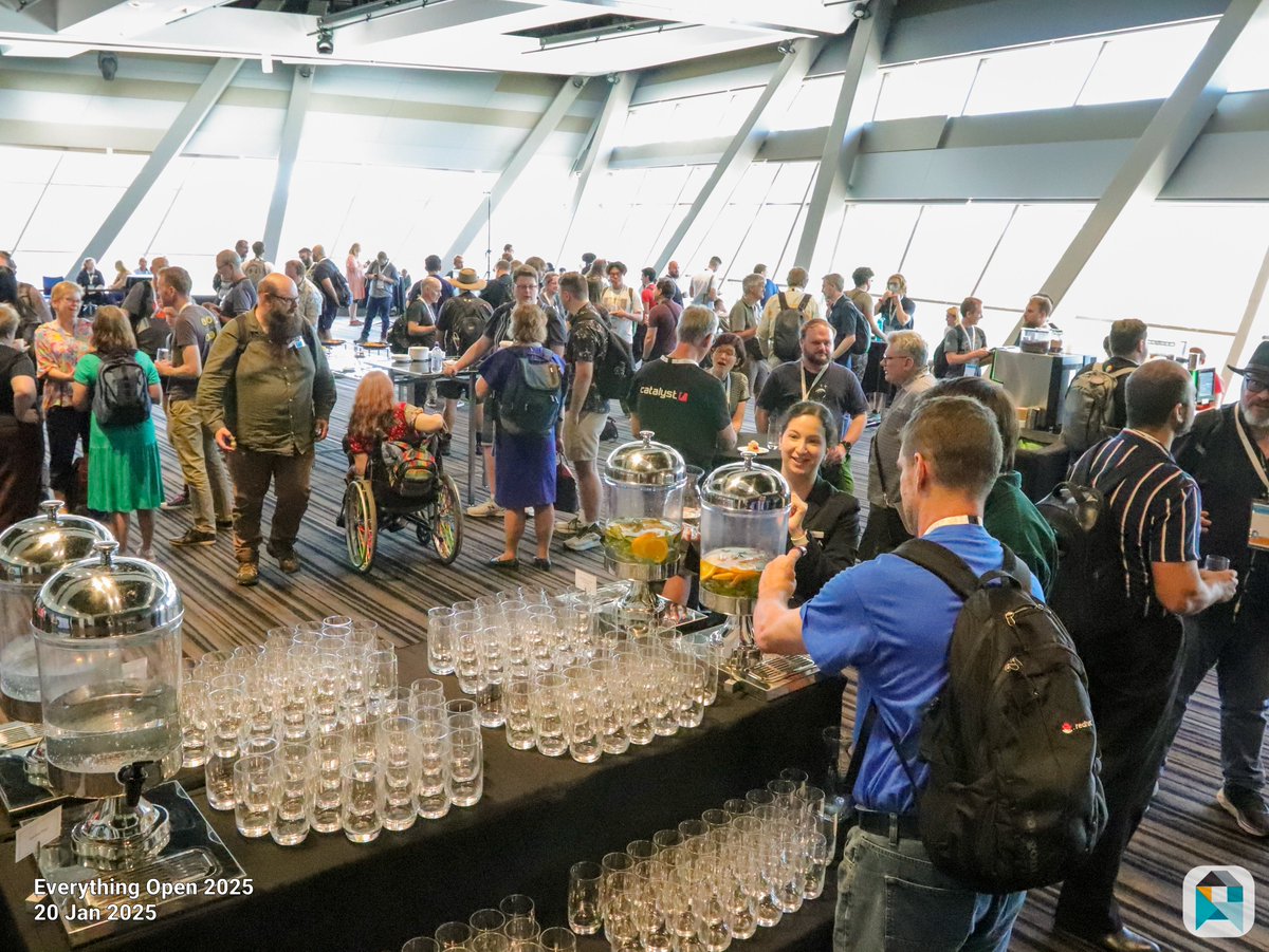 _everythingopen's tweet photo. Everything Open 2025 day 1 is on its way!
And here’s another set of photos.
For more photos see our Facebook or LinkedIn accounts.

Speakers:
🔔 Sae Ra Germaine
🔔 Rob Norris
🔔 Nader K. Rad

Program: https://t.co/bNmhdnV4M1
#EO2025 #EverythingOpen #conference #openSource https://t.co/b9fDZw0qWg