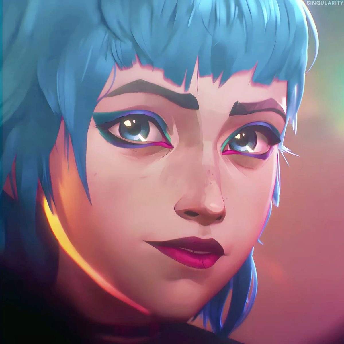 jinx hair theory: a thread 🧵🪡
— a deep analysis of hair symbolism ♡