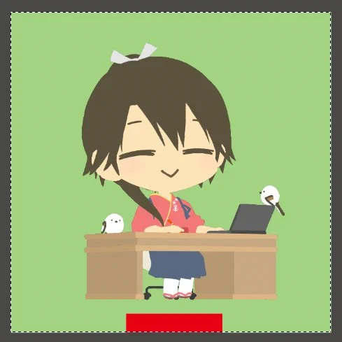 ちょろちょろ描いてるシマエナガ 