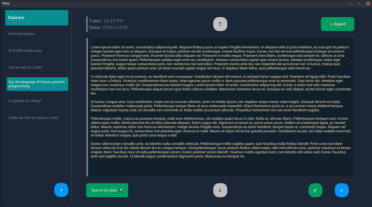 MainakB09558688's tweet image. What do you think of this UI?
#svelte #golang #wails