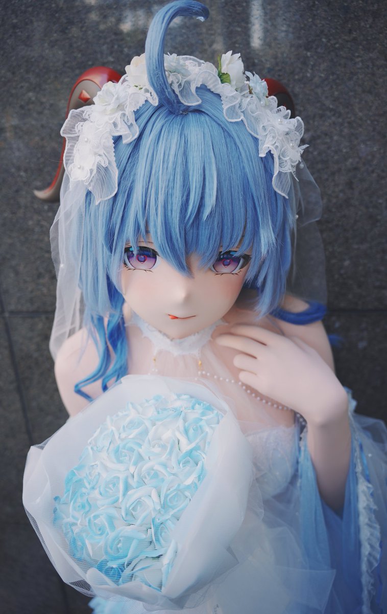 结婚……？

📷:<a href="/nanamiawa/">七海Nanami</a> 
#甘雨ちゃん
#GenshinImpact
#kigurumi
