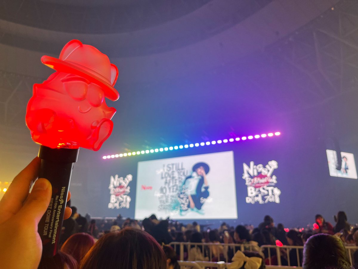 FuyLk5's tweet photo. Nissy Entertainment
"Re: 10th Anniversary Final"
BEST DOME TOUR
in京セラドーム

#nissy 
#nissy_10th 
#nissy_10th_大阪 https://t.co/PJzHlbXZja