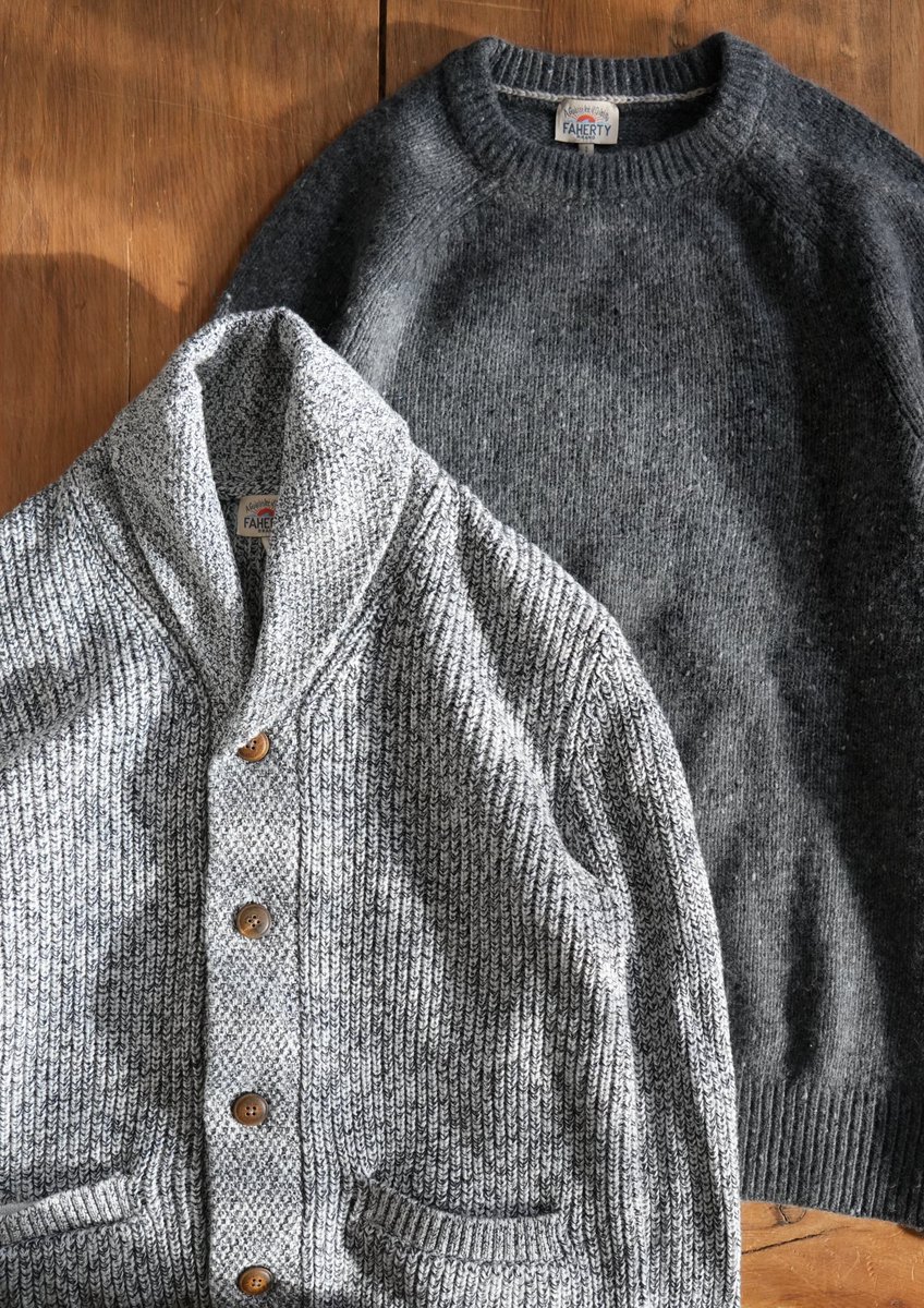 GARYUmeki's tweet photo. ◆Donegal Wool Knit

◆Marled Cotton Cardigan Light Grey

在庫は各サイズ１着のみです。 この機会をどうぞお見逃しなく。

#fahertybrand

https://t.co/axQB2B9iDX https://t.co/s6397Sne0H